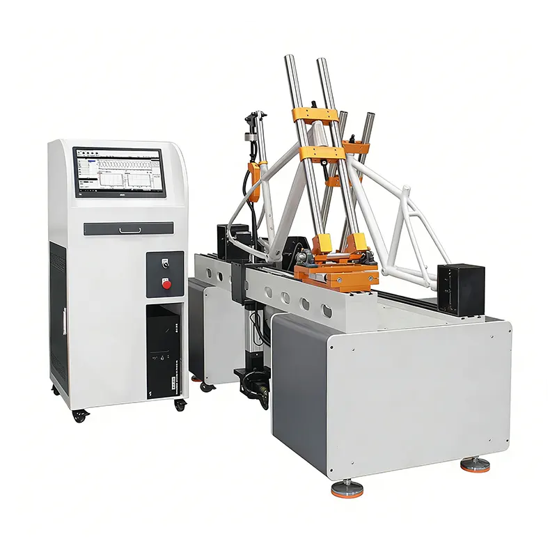 Frame vertical and horizontal force fatigue testing machine