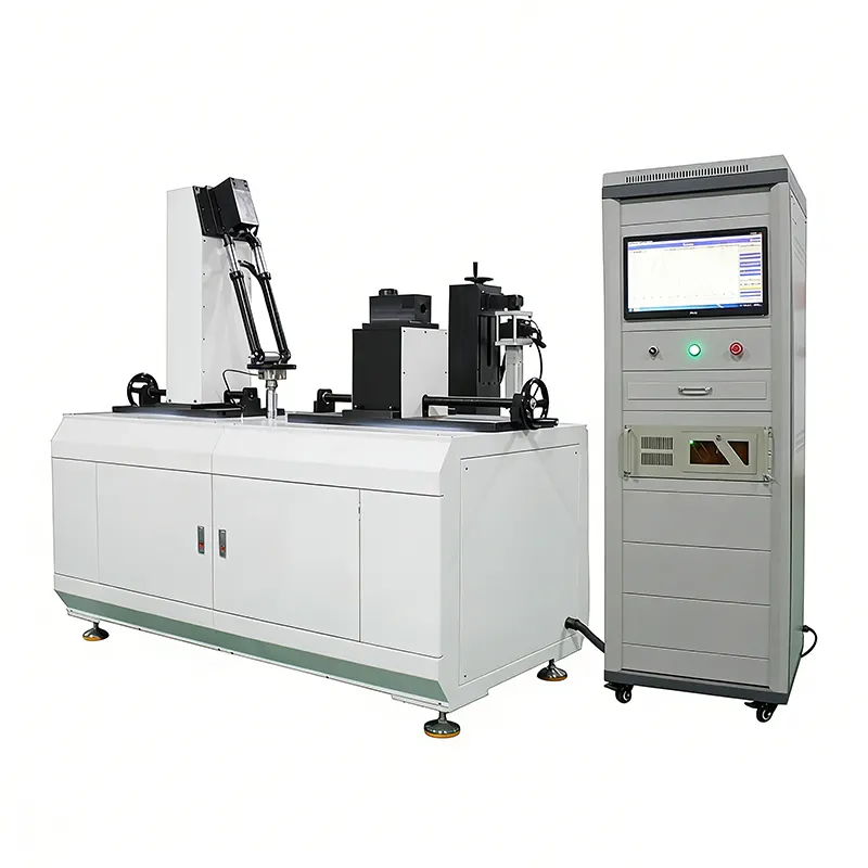 Front fork bending fatigue rearward impact testing machine